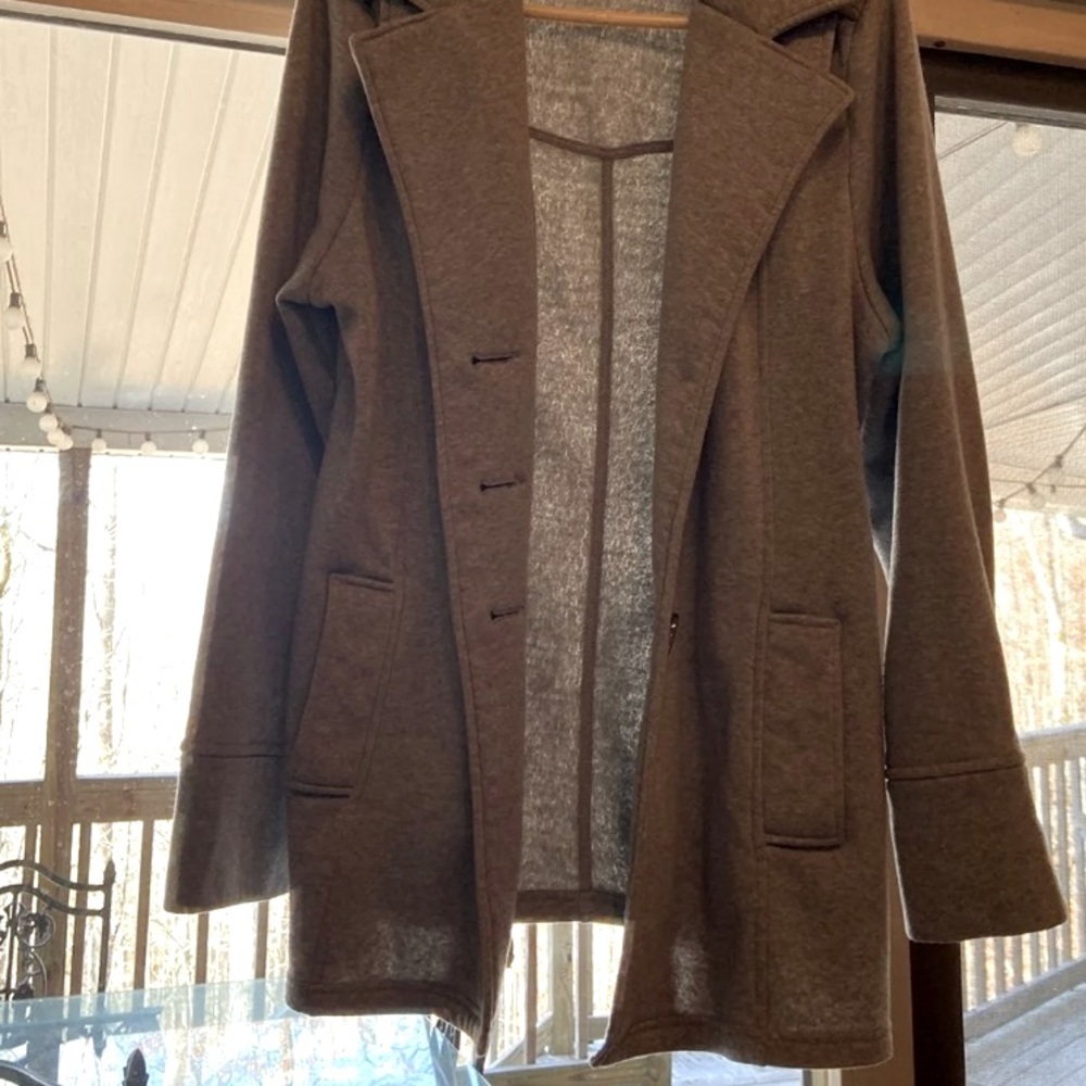 Women’s SZ XL pea coat polyester